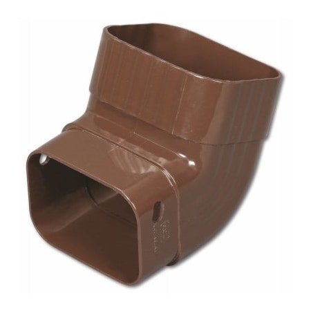Amerimax Home Products 2x3 Brown A Front Elbow M1627